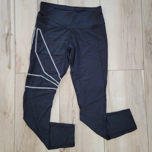 Reebok Reflective Running Tights - Size Small - Picture 2 of 9